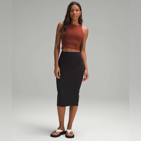 🆕🖤 Lululemon Nulu Slim Fit High Rise Skirt - Black - Picture 1 of 9